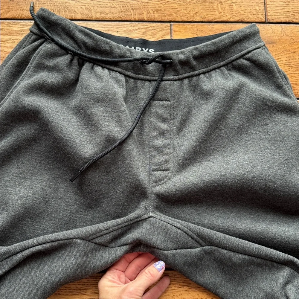 Jamby's Men's Small Heavyweight‎ Drawstring Jogger Pants Fleece Lined 27